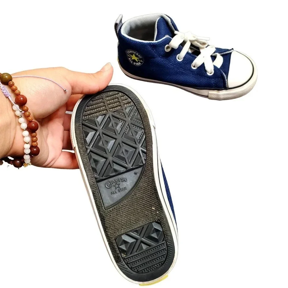 Converse Navy Hi-Top Toddler Sneakers